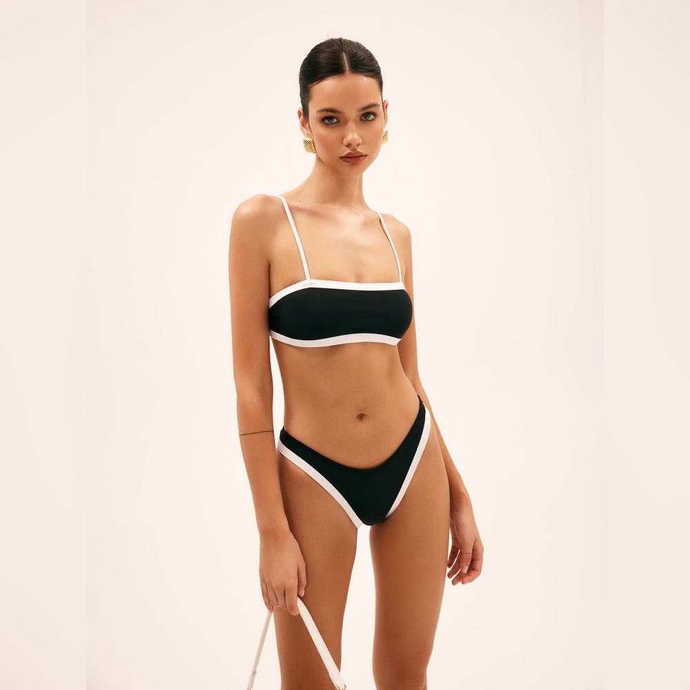 Nwt Commense Contrast Binding Bikini Set - Picture 6 of 16